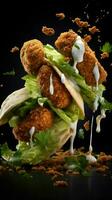 AI Generative a photo of falafel