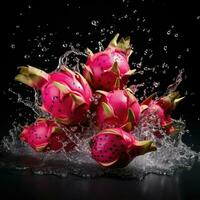 AI Generative a photo of dragonfruit