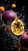 AI Generative a photo of passionfruit