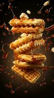 AI Generative a photo of waffles