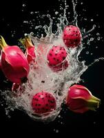 AI Generative a photo of dragonfruit