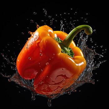 AI Generative a photo of bell pepper
