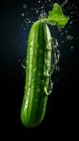 AI Generative a photo of cucumber