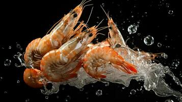 AI Generative a photo of shrimp