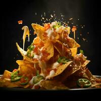 AI Generative a photo of nachos
