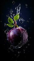 AI Generative a photo of plum