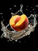 AI Generative a photo of nectarine