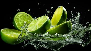 AI Generative a photo of lime