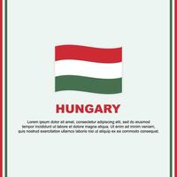 Hungary Flag Background Design Template. Hungary Independence Day Banner Social Media Post. Hungary Cartoon vector