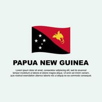 Papua New Guinea Flag Background Design Template. Papua New Guinea Independence Day Banner Social Media Post. Papua New Guinea Background vector