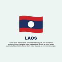 Laos Flag Background Design Template. Laos Independence Day Banner Social Media Post. Laos Background vector