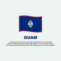 Guam Flag Background Design Template. Guam Independence Day Banner Social Media Post. Guam Background vector