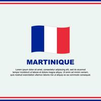 Martinique Flag Background Design Template. Martinique Independence Day Banner Social Media Post. Design vector