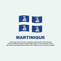 Martinique Flag Background Design Template. Martinique Independence Day Banner Social Media Post. Martinique Background vector