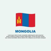 Mongolia Flag Background Design Template. Mongolia Independence Day Banner Social Media Post. Mongolia Background vector