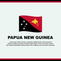 Papua New Guinea Flag Background Design Template. Papua New Guinea Independence Day Banner Social Media Post. Papua New Guinea Design vector