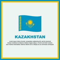 Kazakhstan Flag Background Design Template. Kazakhstan Independence Day Banner Social Media Post. Kazakhstan Banner vector