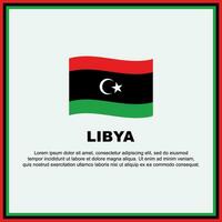 Libya Flag Background Design Template. Libya Independence Day Banner Social Media Post. Libya Banner vector