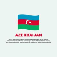 Azerbaijan Flag Background Design Template. Azerbaijan Independence Day Banner Social Media Post. Azerbaijan Background vector