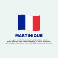 Martinique Flag Background Design Template. Martinique Independence Day Banner Social Media Post. Background vector