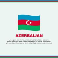 Azerbaijan Flag Background Design Template. Azerbaijan Independence Day Banner Social Media Post. Azerbaijan Design vector