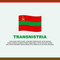 Transnistria Flag Background Design Template. Transnistria Independence Day Banner Social Media Post. Transnistria Design vector