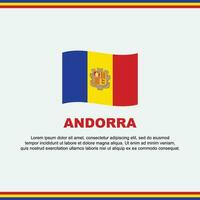 Andorra Flag Background Design Template. Andorra Independence Day Banner Social Media Post. Andorra Design vector