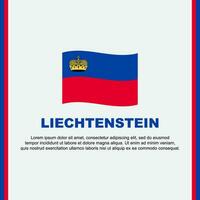 Liechtenstein Flag Background Design Template. Liechtenstein Independence Day Banner Social Media Post. Liechtenstein Design vector