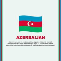 Azerbaijan Flag Background Design Template. Azerbaijan Independence Day Banner Social Media Post. Azerbaijan Cartoon vector