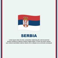 serbia bandera antecedentes diseño modelo. serbia independencia día bandera social medios de comunicación correo. serbia dibujos animados vector