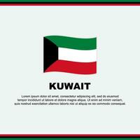 Kuwait Flag Background Design Template. Kuwait Independence Day Banner Social Media Post. Kuwait Design vector