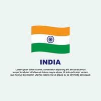 India Flag Background Design Template. India Independence Day Banner Social Media Post. India Background vector