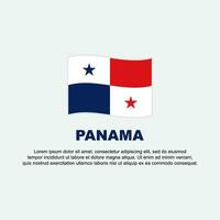 Panama Flag Background Design Template. Panama Independence Day Banner Social Media Post. Panama Background vector