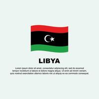 Libya Flag Background Design Template. Libya Independence Day Banner Social Media Post. Libya Background vector