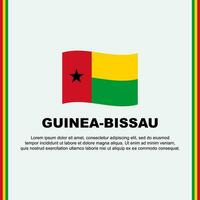 Guinea-Bissau Flag Background Design Template. Guinea-Bissau Independence Day Banner Social Media Post. Guinea-Bissau Cartoon vector