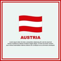 Austria Flag Background Design Template. Austria Independence Day Banner Social Media Post. Austria Banner vector