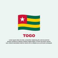 Togo Flag Background Design Template. Togo Independence Day Banner Social Media Post. Togo Background vector