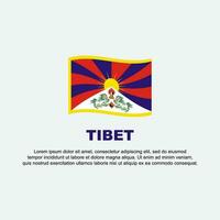Tibet Flag Background Design Template. Tibet Independence Day Banner Social Media Post. Tibet Background vector