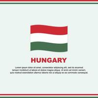 Hungary Flag Background Design Template. Hungary Independence Day Banner Social Media Post. Hungary Design vector