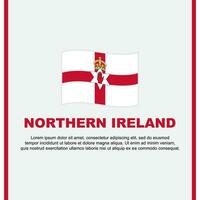 del Norte Irlanda bandera antecedentes diseño modelo. del Norte Irlanda independencia día bandera social medios de comunicación correo. del Norte Irlanda dibujos animados vector