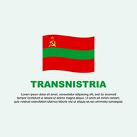 Transnistria Flag Background Design Template. Transnistria Independence Day Banner Social Media Post. Transnistria Background vector