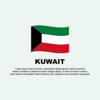 Kuwait Flag Background Design Template. Kuwait Independence Day Banner Social Media Post. Kuwait Background vector