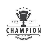 Premium Vector  Championship logo design template