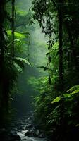 hermosa lozano selvas tropicales en central America. generativo ai foto