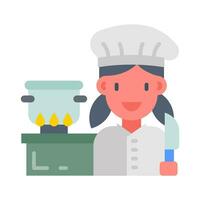 Cocinando icono en vector. ilustración vector