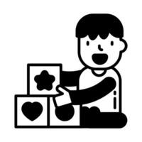 Play time icon in vector. Illustration vector