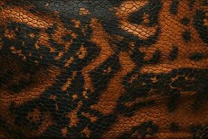 Snake Leather Texture Background, Snake Leather Texture, Leather Background, Leather Texture, AI Generative photo