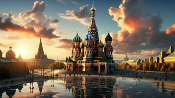 antecedentes en ruso turismo foto
