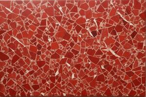Red Terrazzo Texture, Terrazzo Texture Background, Terrazzo Wallpaper, Terrazzo Marble Background, AI Generative photo