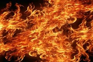 Flaming Fire Background, Fire Background, Fire Wallpaper, Fire flame background, AI Generative photo